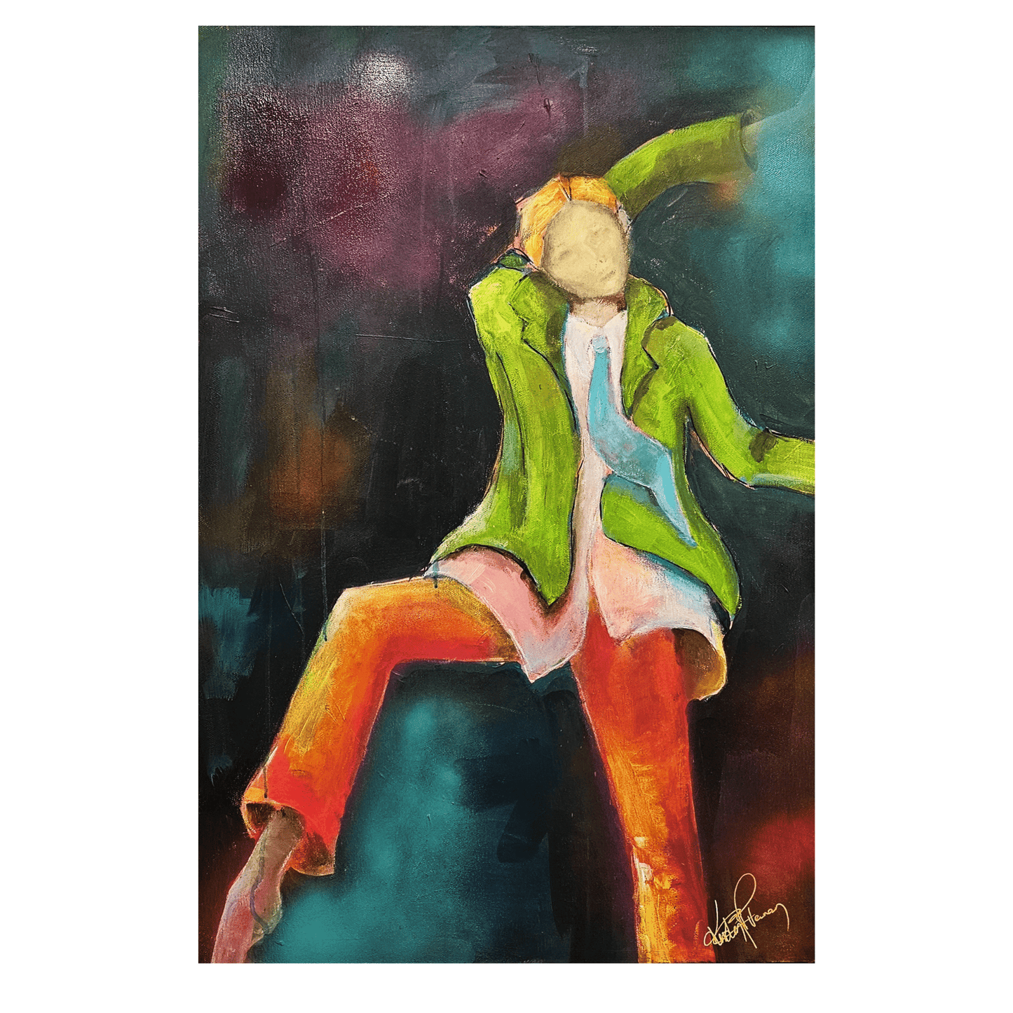 Bilde av "Dans" – kunstverk av Kristin M. Vernan laget av Kristin M. Vernan, popart kunst fra Galleri2b