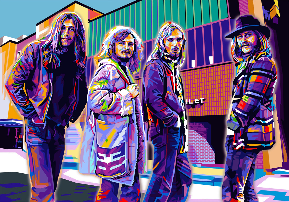 Torbjørn Endrerud (Tendart) "Aunt Mary", digitalt grafisk kunstverk av det norske progrock-bandet Aunt Mary