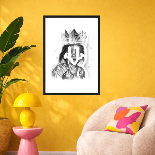 Bilde av FAXSOLDIER - «Kid Community: Crowned too Early 2» laget av FAXSOLDIER, popart kunst fra Galleri2b