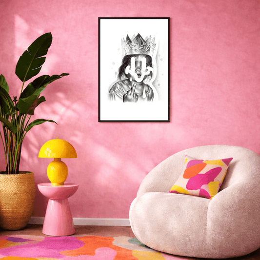 Bilde av FAXSOLDIER - «Kid Community: Crowned too Early » laget av FAXSOLDIER, popart kunst fra Galleri2b