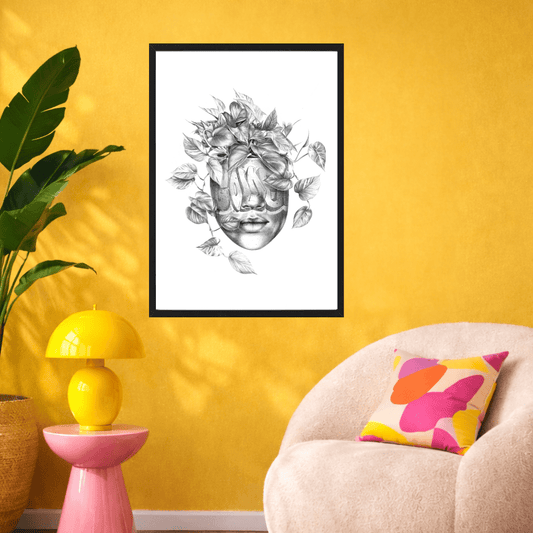 Bilde av FAXSOLDIER - "WHERE ROOTS BECOME THOUGHTS" laget av FAXSOLDIER, popart kunst fra Galleri2b