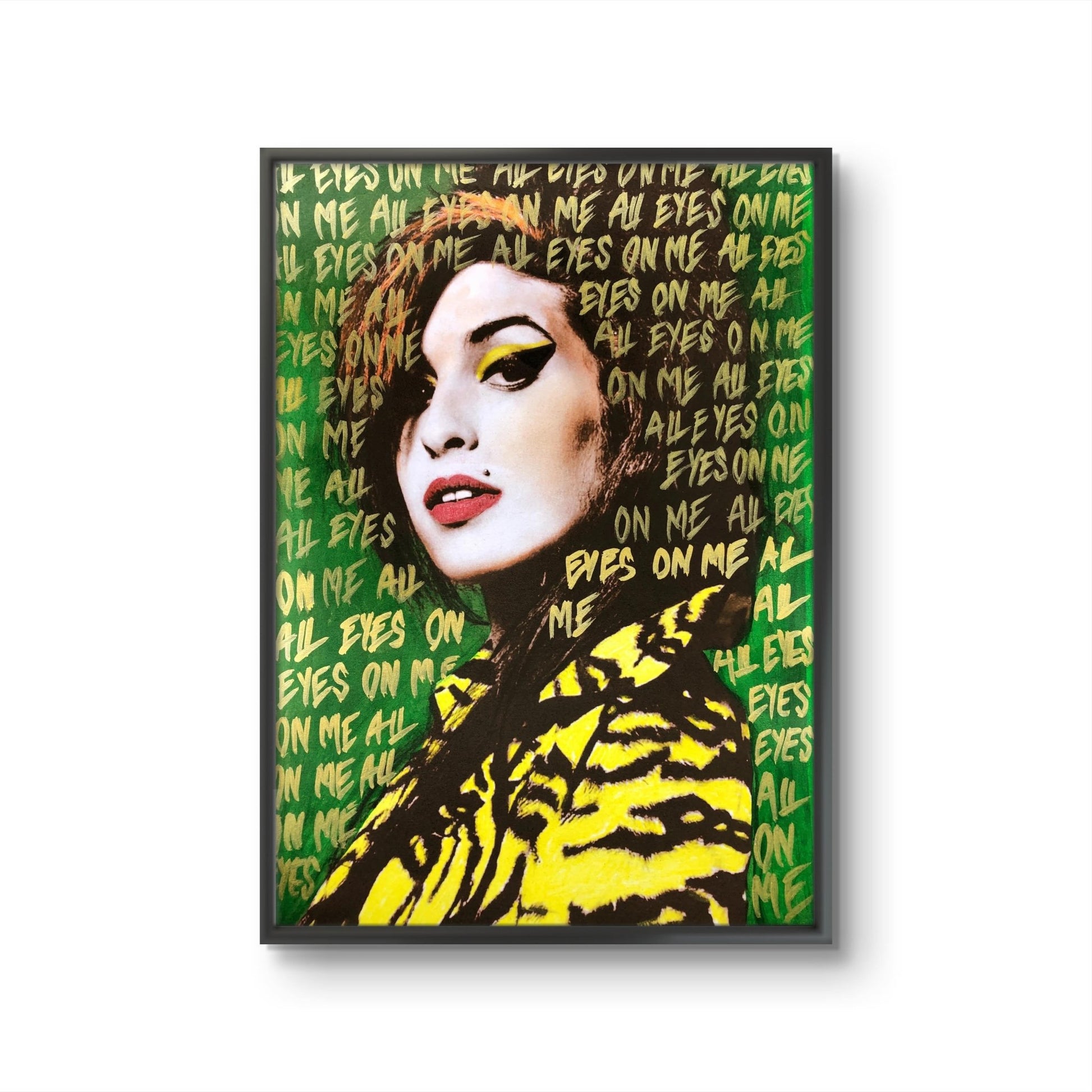 Bilde av Fru Bugge "Amy Winehouse" laget av Fru Bugge, popart kunst fra Galleri2b