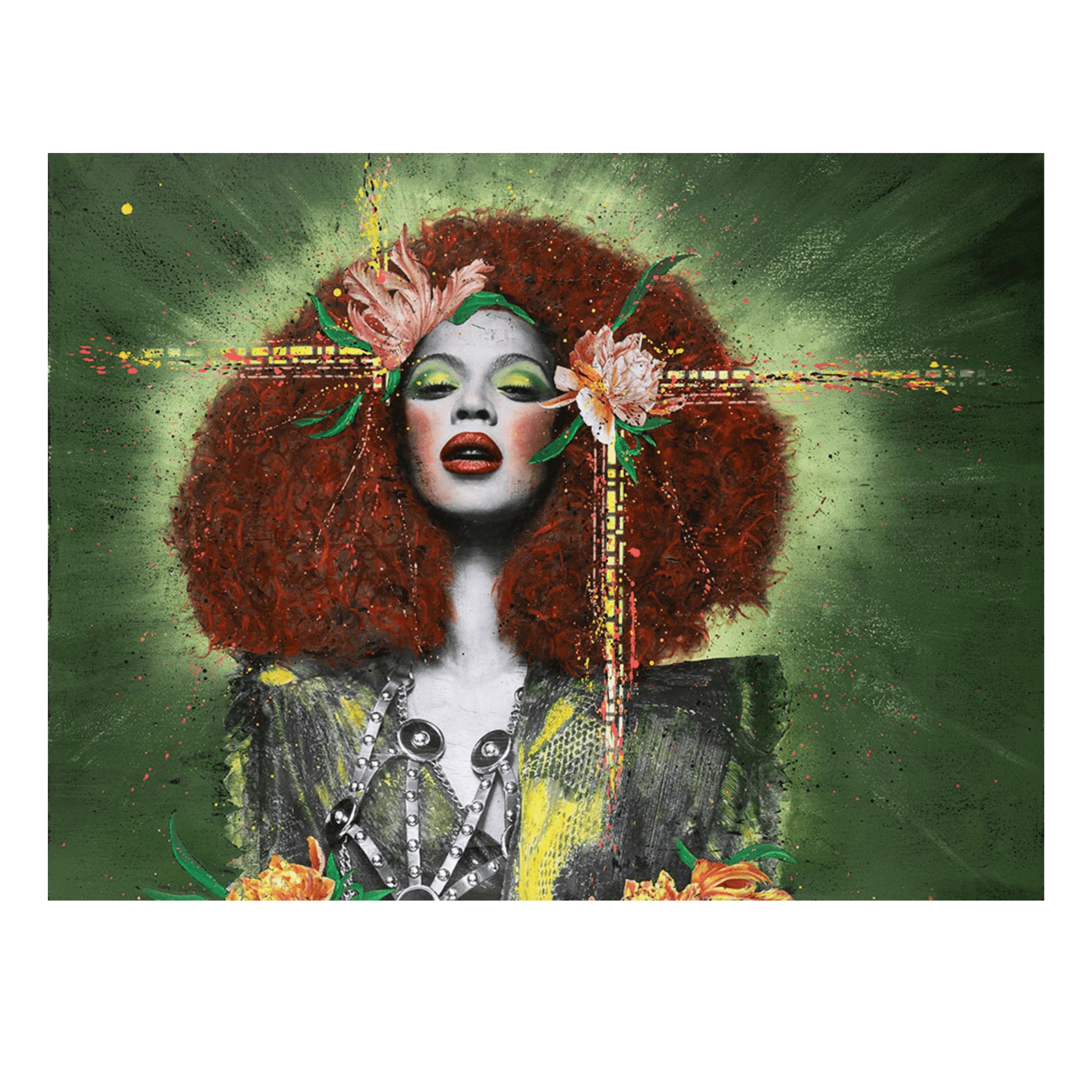 Bilde av Fru Bugge "Beyoncé" laget av Fru Bugge, popart kunst fra Galleri2b