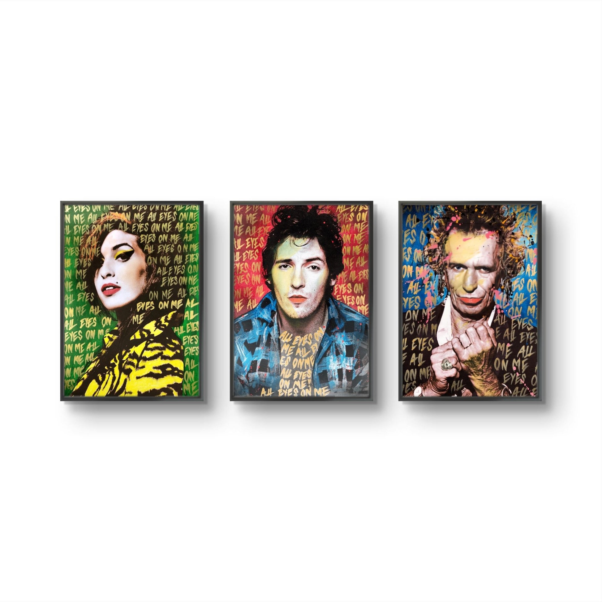 Bilde av Fru Bugge "Bruce Springsteen" laget av Fru Bugge, popart kunst fra Galleri2b