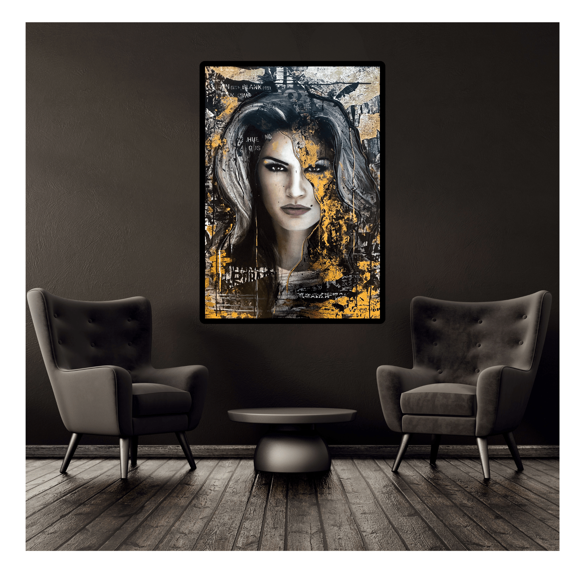 Bilde av Fru Bugge "Cindy" laget av Fru Bugge, popart kunst fra Galleri2b