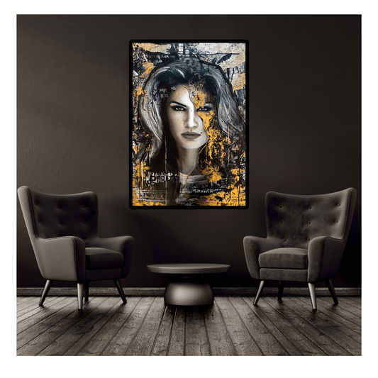 Bilde av Fru Bugge "Cindy" laget av Fru Bugge, popart kunst fra Galleri2b