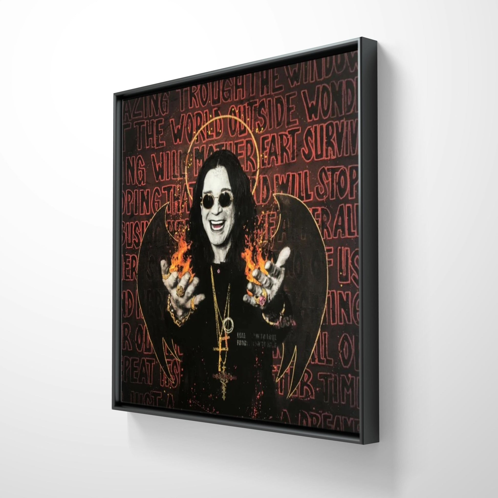 Bilde av 👄Fru Bugge "Dreamer" Ozzy Osborne laget av Fru Bugge, popart kunst fra Galleri2b