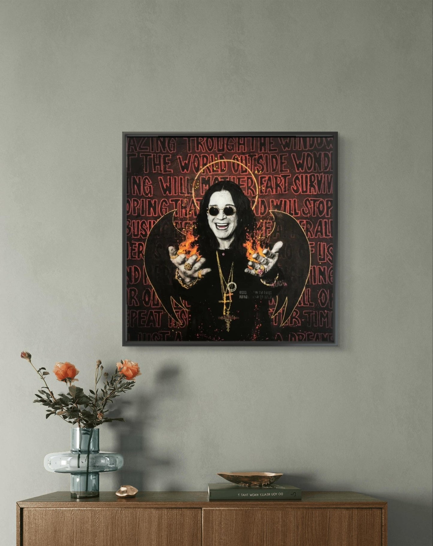 Bilde av 👄Fru Bugge "Dreamer" Ozzy Osborne laget av Fru Bugge, popart kunst fra Galleri2b