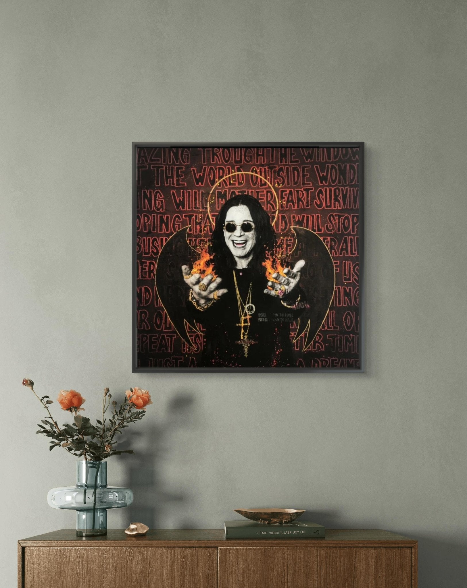 Bilde av 👄Fru Bugge "Dreamer" Ozzy Osborne laget av Fru Bugge, popart kunst fra Galleri2b