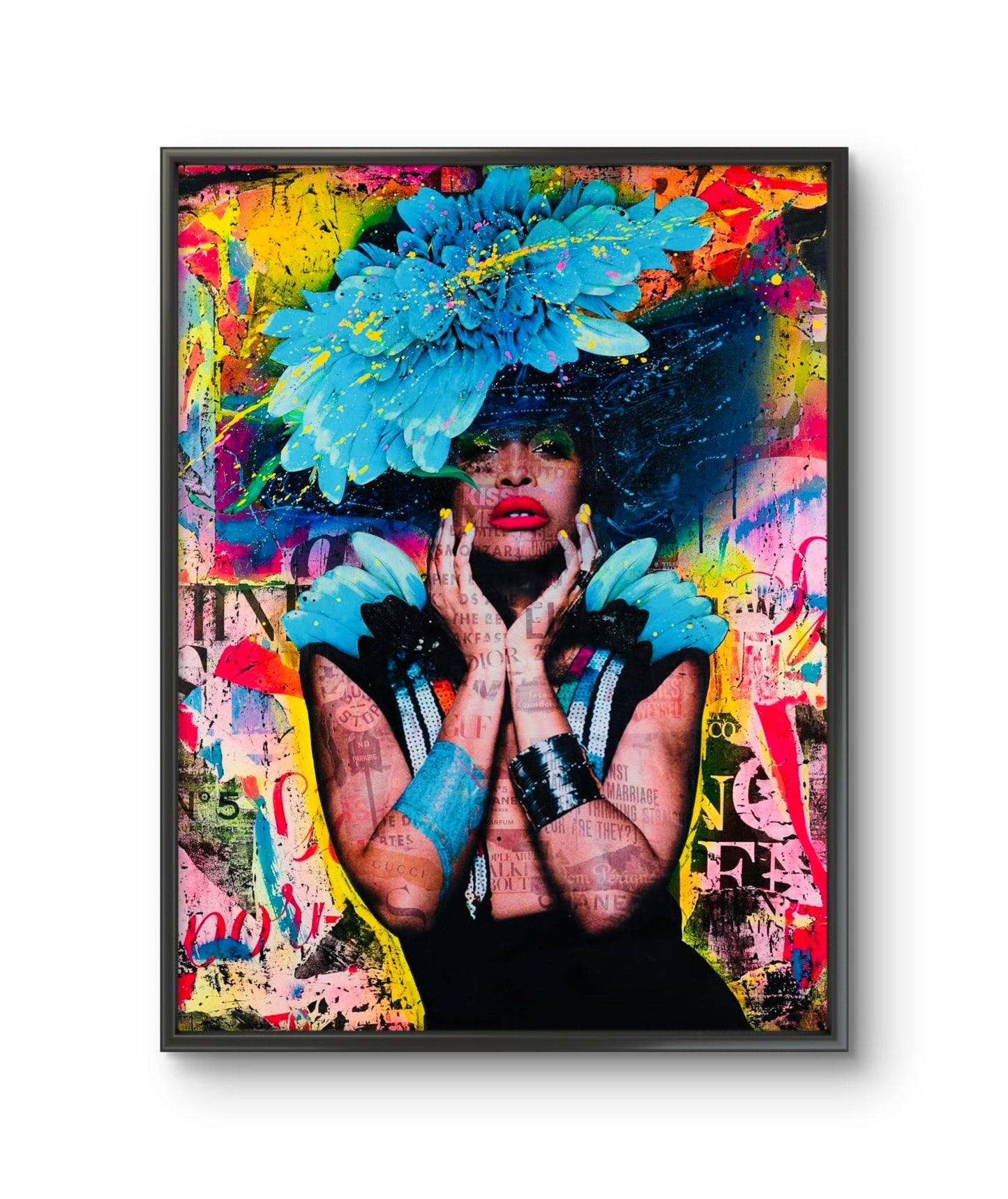 Bilde av Fru Bugge "Erykah" laget av Fru Bugge, popart kunst fra Galleri2b