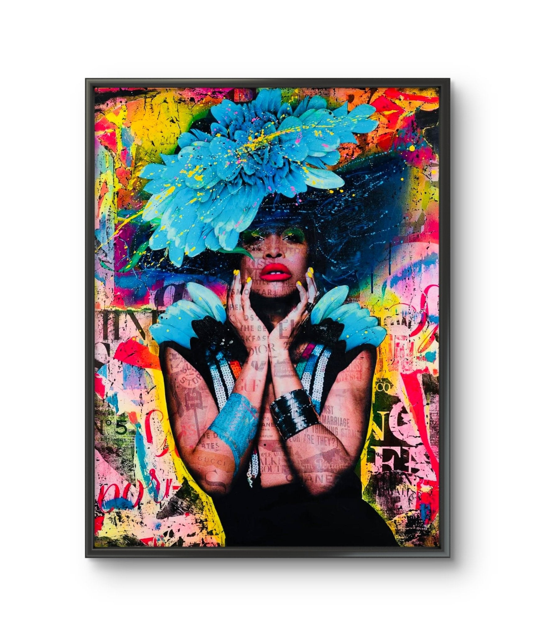 Bilde av Fru Bugge "Erykah" laget av Fru Bugge, popart kunst fra Galleri2b