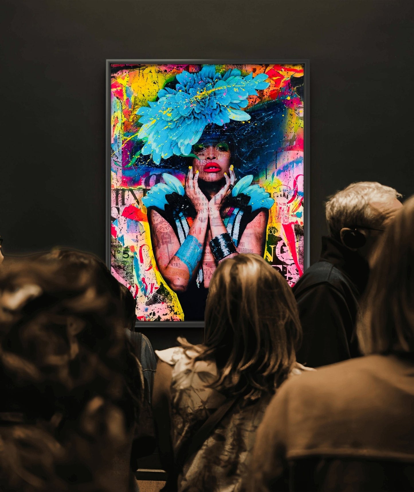 Bilde av Fru Bugge "Erykah" laget av Fru Bugge, popart kunst fra Galleri2b