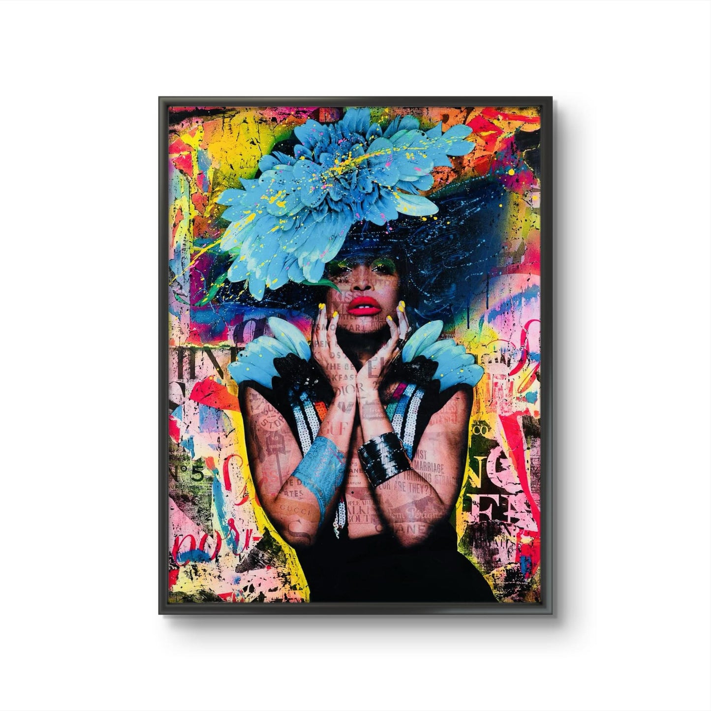 Bilde av Fru Bugge "Erykah" laget av Fru Bugge, popart kunst fra Galleri2b