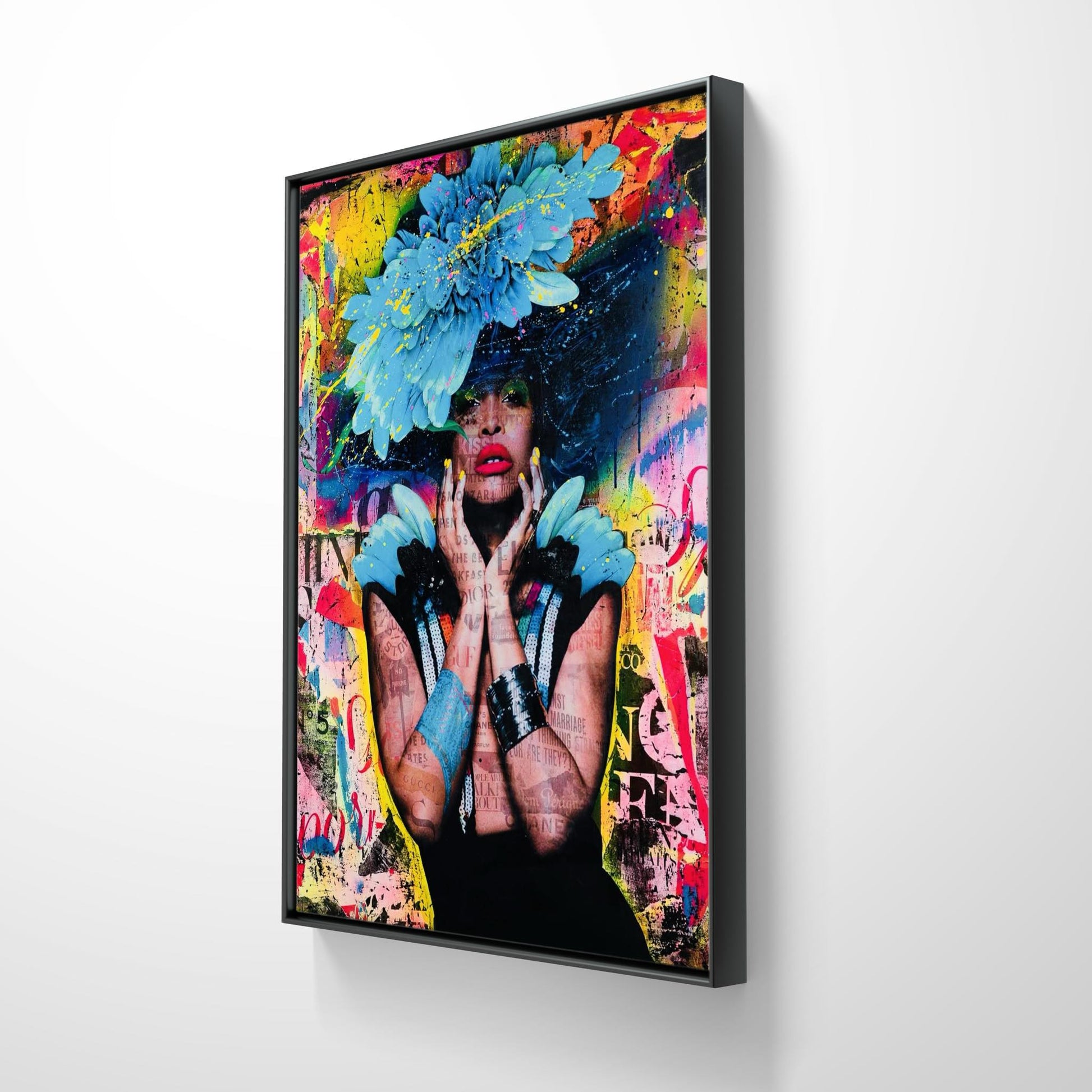 Bilde av Fru Bugge "Erykah" laget av Fru Bugge, popart kunst fra Galleri2b