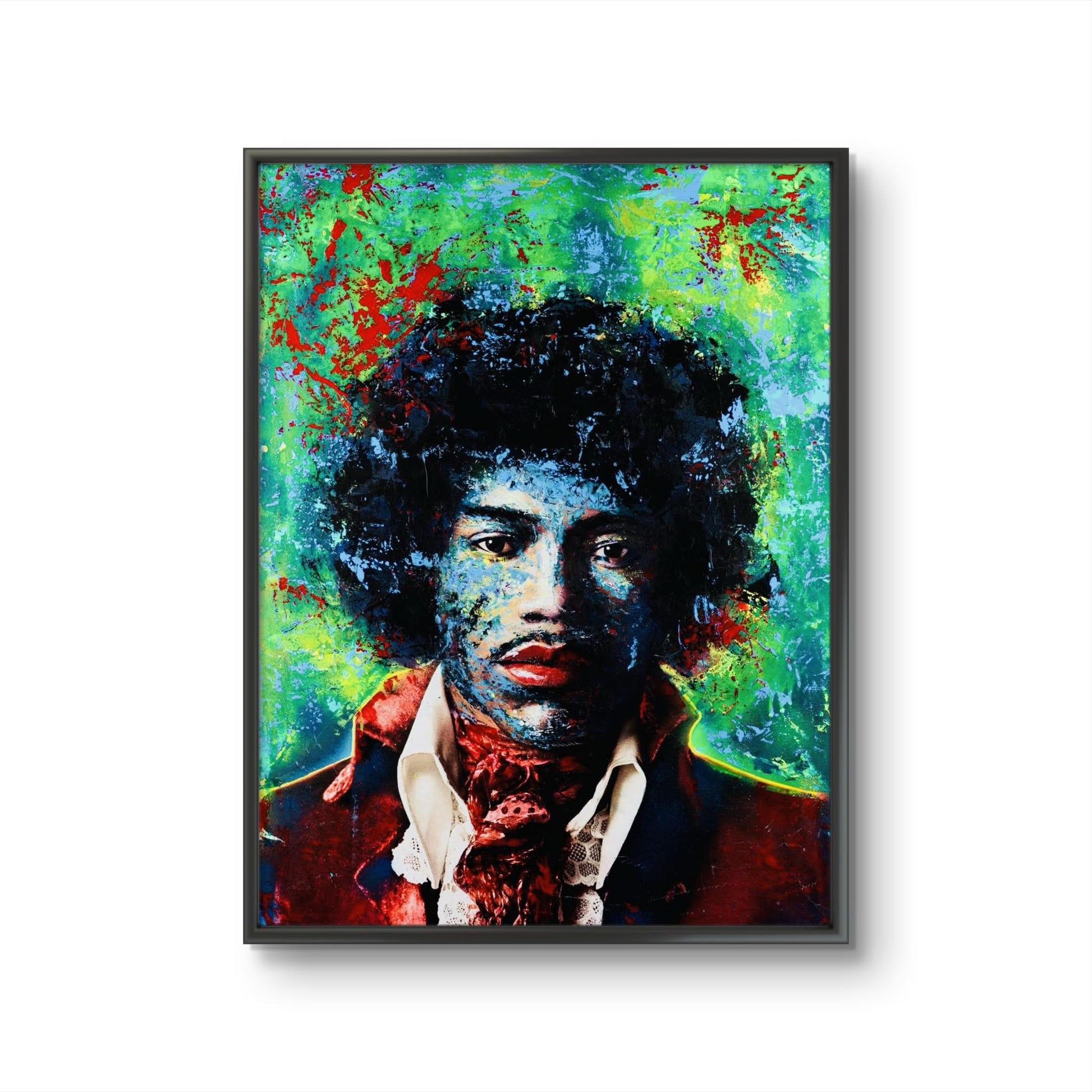 Bilde av Fru Bugge "Hendrix" laget av Fru Bugge, popart kunst fra Galleri2b