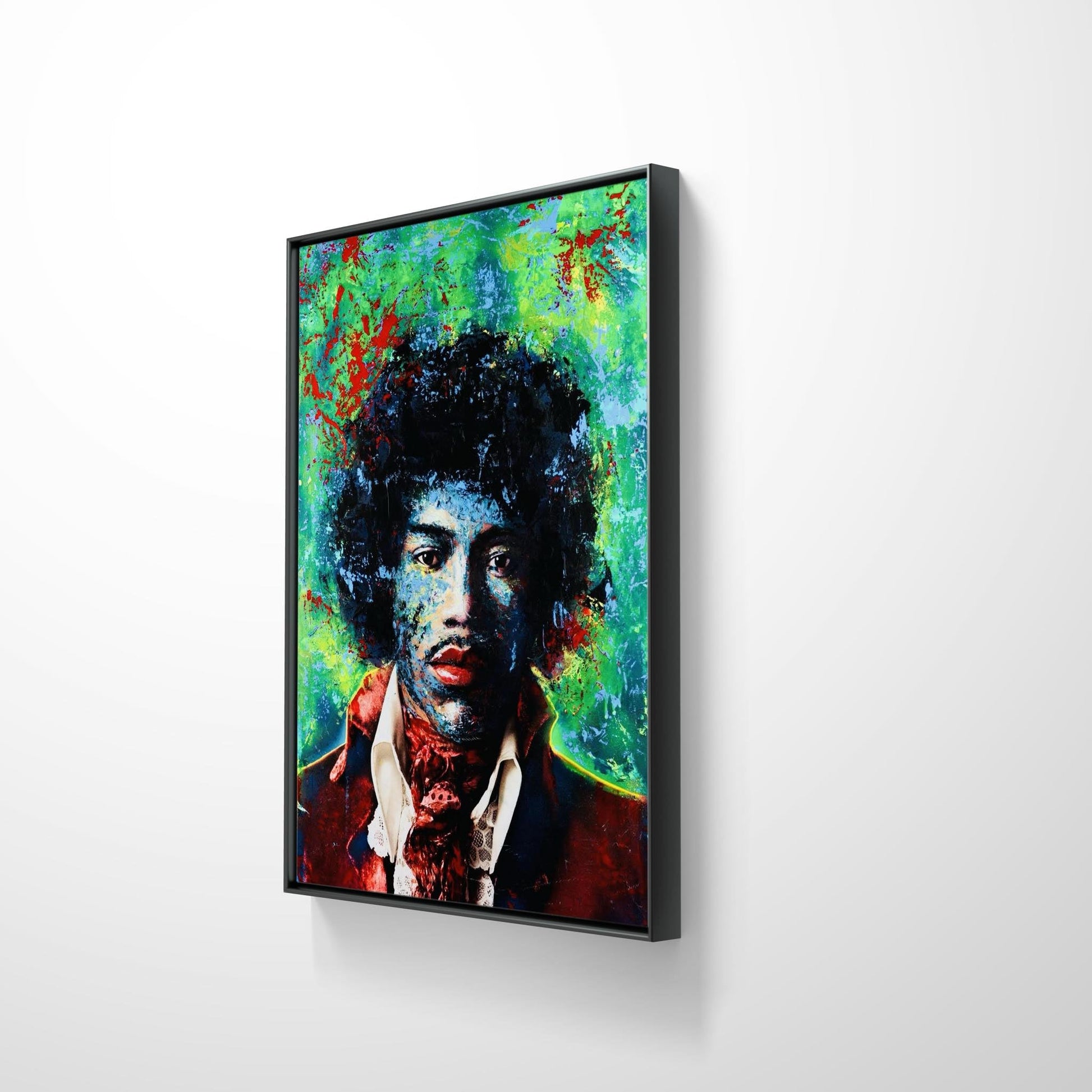 Bilde av Fru Bugge "Hendrix" laget av Fru Bugge, popart kunst fra Galleri2b