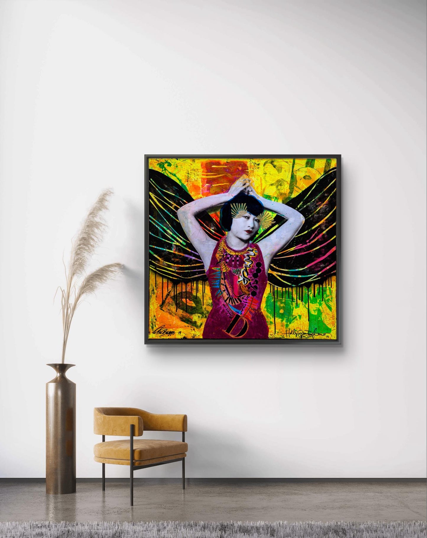 Bilde av Fru Bugge - Holly Susanne Rader - Originalen laget av Fru Bugge, popart kunst fra Galleri2b