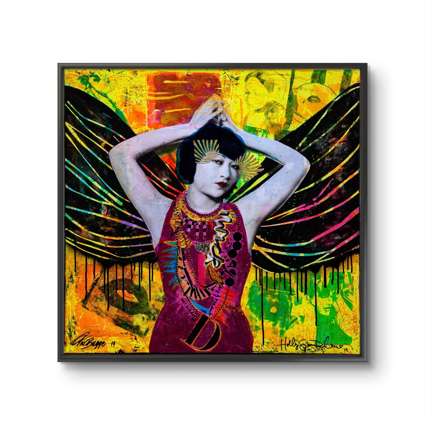 Bilde av Fru Bugge - Holly Susanne Rader - Originalen laget av Fru Bugge, popart kunst fra Galleri2b