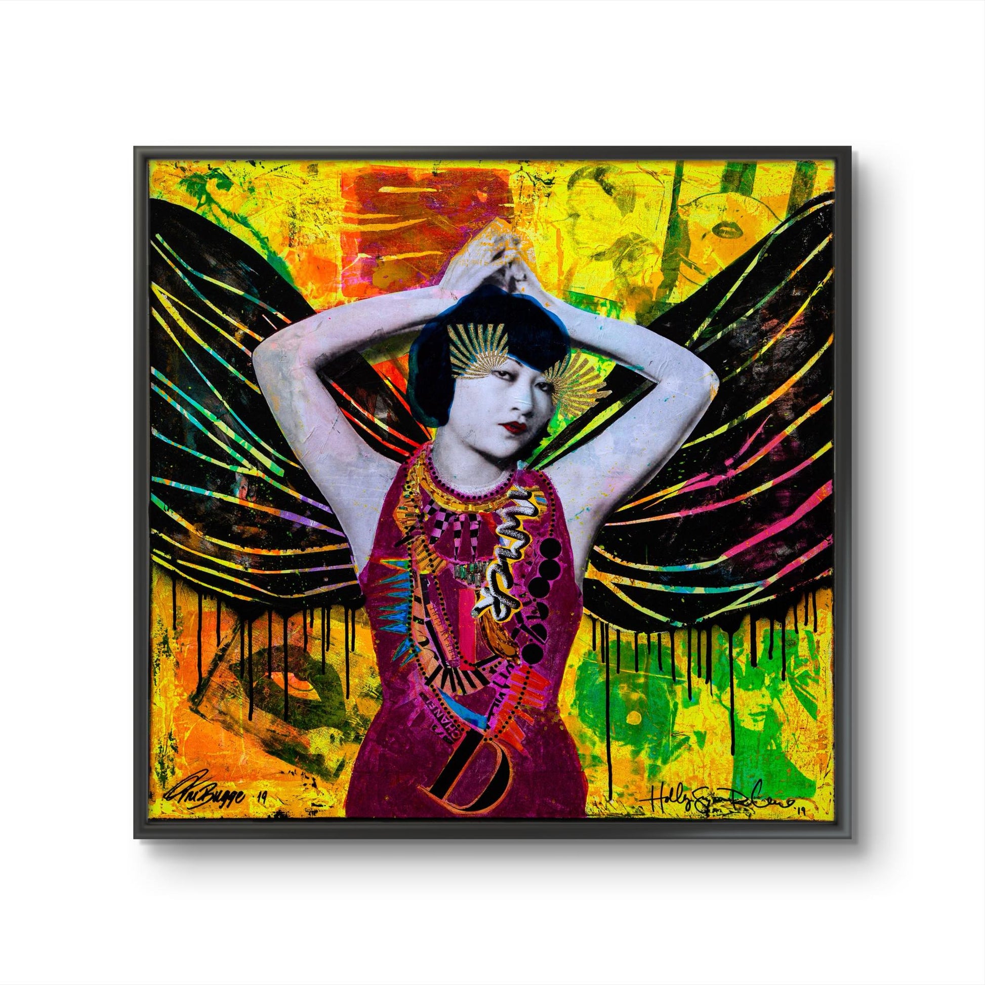 Bilde av Fru Bugge - Holly Susanne Rader - Originalen laget av Fru Bugge, popart kunst fra Galleri2b