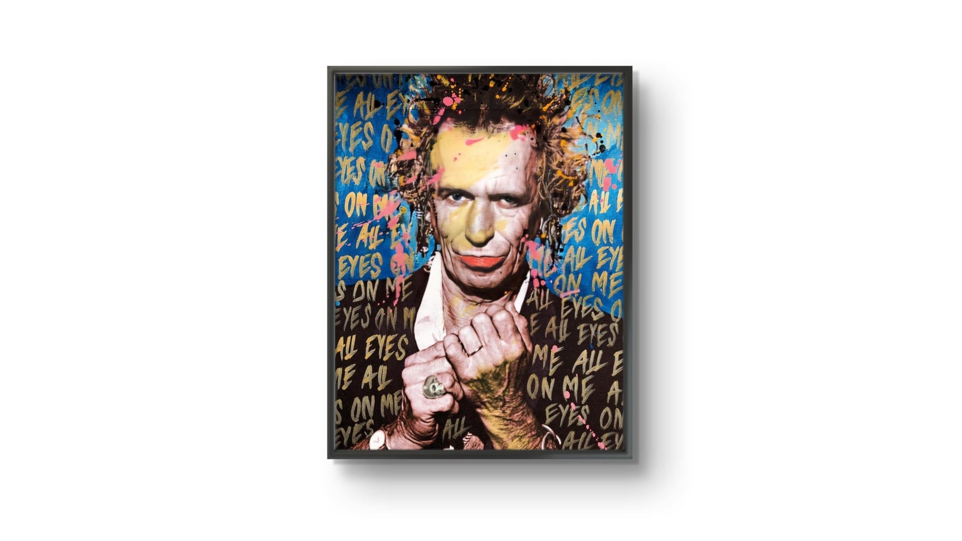 Bilde av Fru Bugge "Keith Richards" laget av Fru Bugge, popart kunst fra Galleri2b