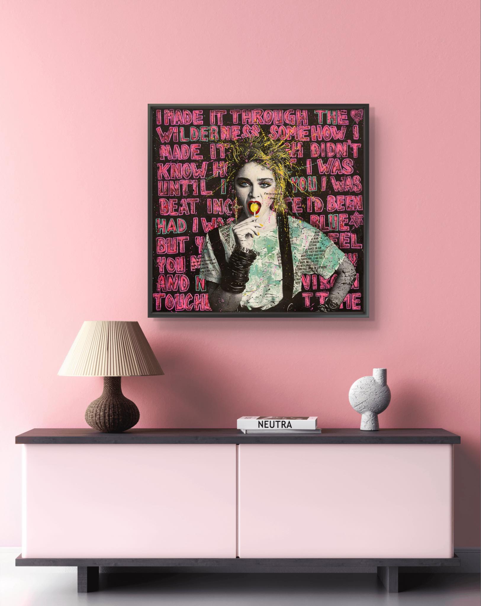 Bilde av Fru Bugge "Like a virgin" Pop Art laget av Fru Bugge, popart kunst fra Galleri2b