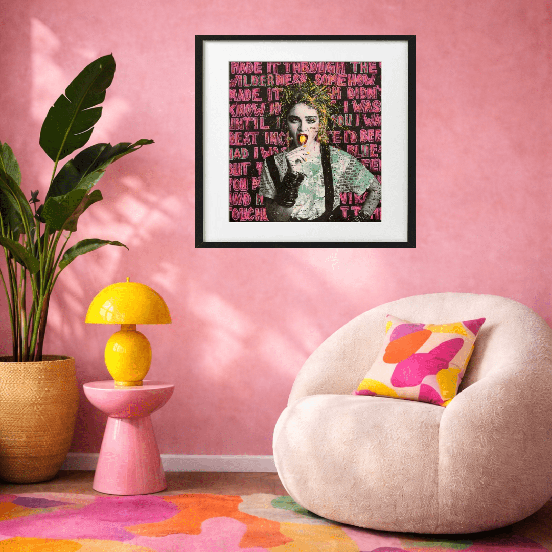 Bilde av Fru Bugge "Like a virgin" Pop Art laget av Fru Bugge, popart kunst fra Galleri2b