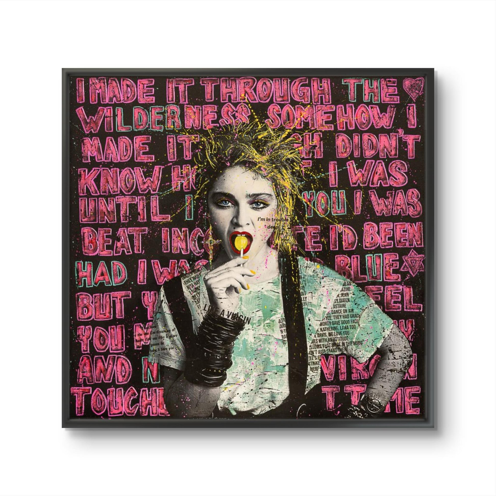 Bilde av Fru Bugge "Like a virgin" Pop Art laget av Fru Bugge, popart kunst fra Galleri2b