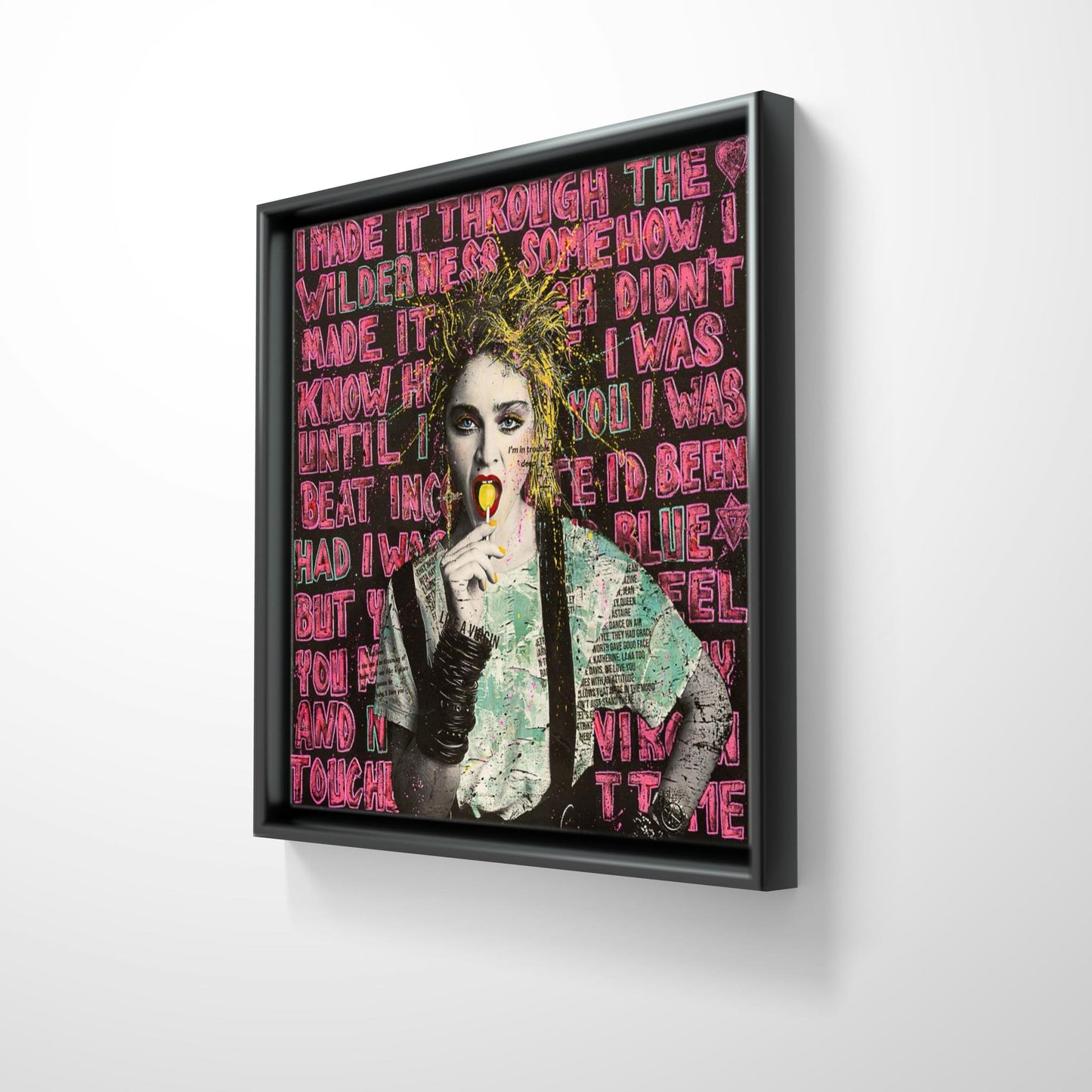 Bilde av Fru Bugge "Like a virgin" Pop Art laget av Fru Bugge, popart kunst fra Galleri2b