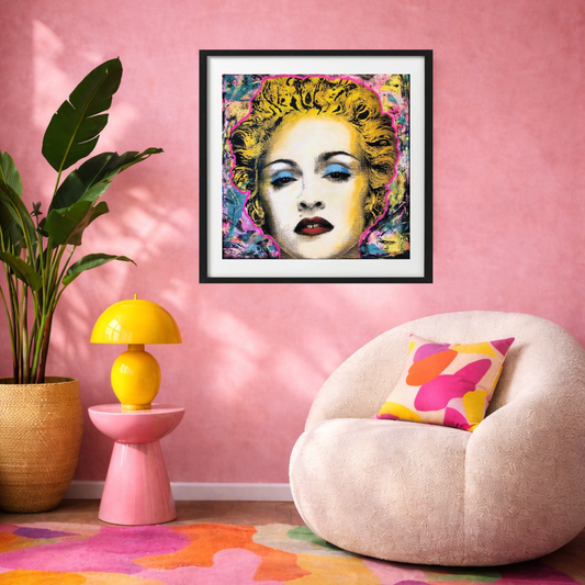 Bilde av Fru Bugge "Madonna" laget av Fru Bugge, popart kunst fra Galleri2b