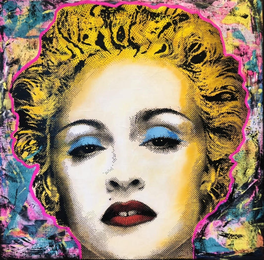 Bilde av Fru Bugge "Madonna" laget av Fru Bugge, popart kunst fra Galleri2b