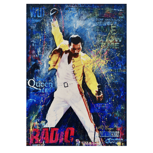 Bilde av Fru Bugge "Queen" laget av Fru Bugge, popart kunst fra Galleri2b