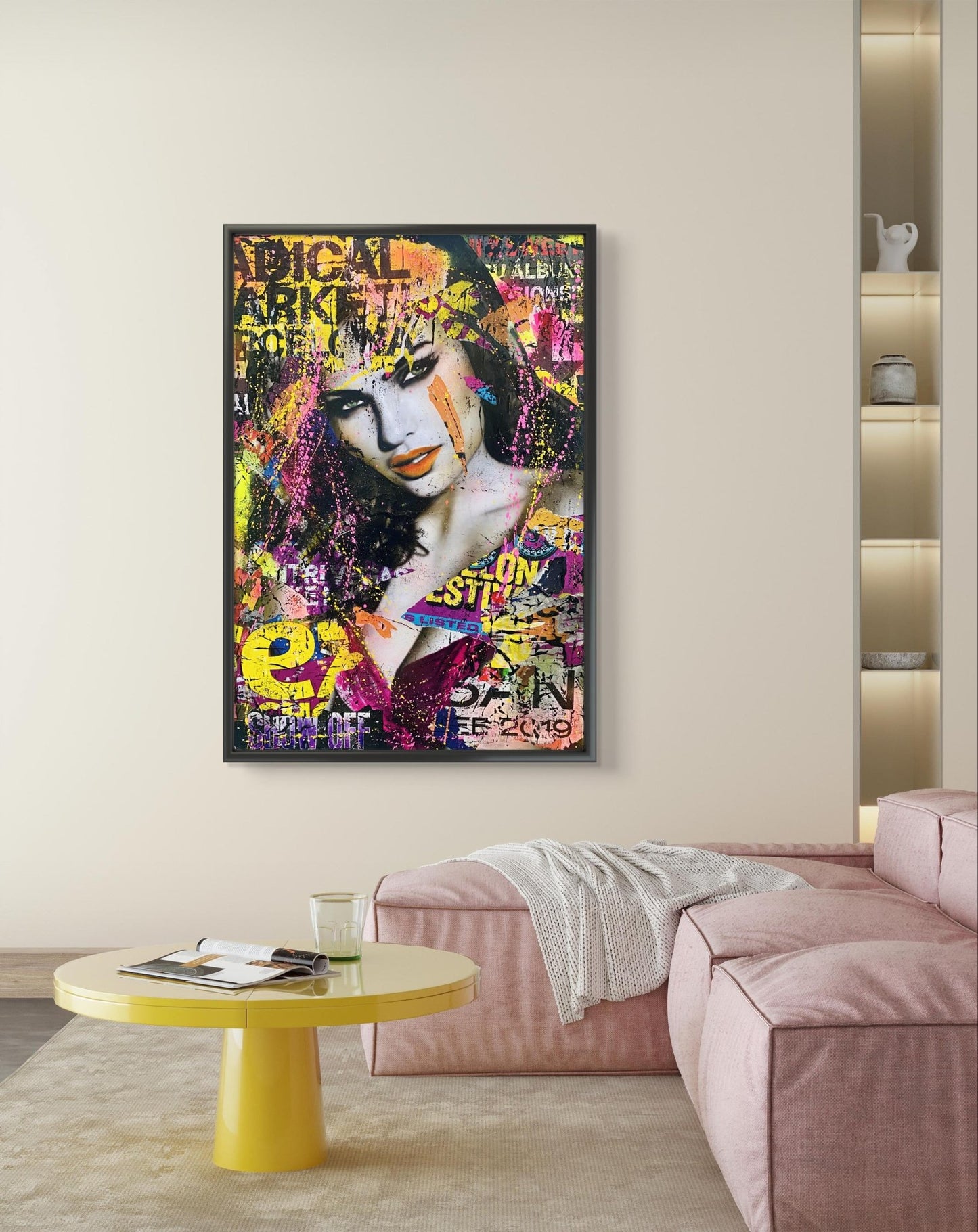 Bilde av Fru Bugge "SHOW OFF" NY 💋 laget av Fru Bugge, popart kunst fra Galleri2b