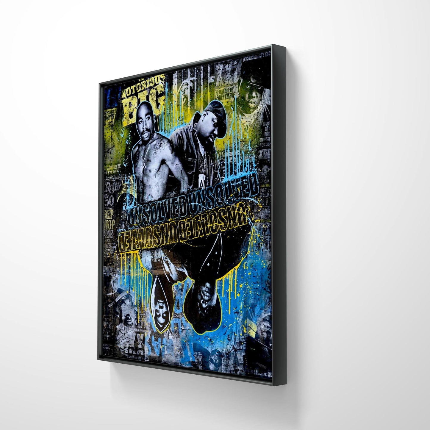 Bilde av Fru Bugge - "Unsolved" laget av Fru Bugge, popart kunst fra Galleri2b