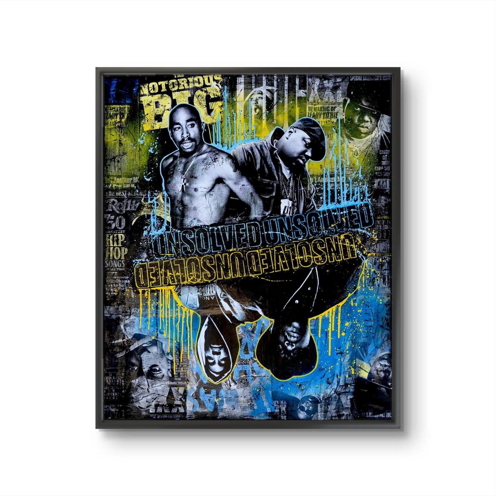 Bilde av Fru Bugge - "Unsolved" laget av Fru Bugge, popart kunst fra Galleri2b