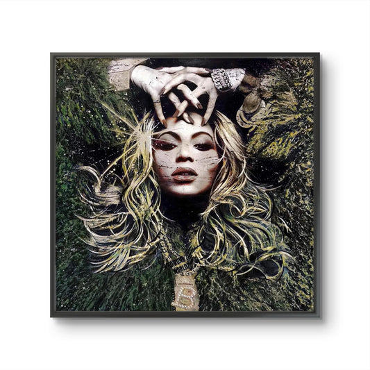 Bilde av Fru Bugge "Who runs the world" laget av Fru Bugge, popart kunst fra Galleri2b