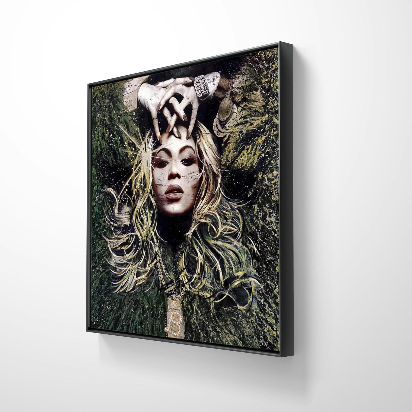 Bilde av Fru Bugge "Who runs the world" laget av Fru Bugge, popart kunst fra Galleri2b