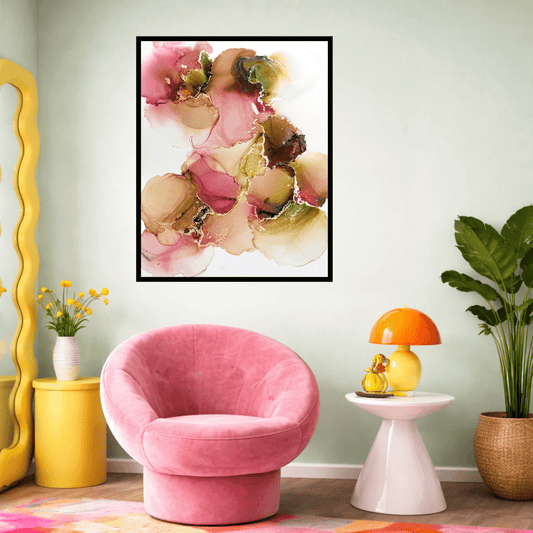 Bilde av Happy By Hilde - Rose Mirage laget av Happy By Hilde, popart kunst fra Galleri2b