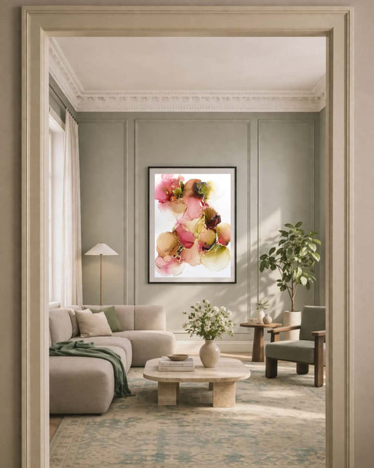 Bilde av Happy By Hilde - Rose Mirage laget av Happy By Hilde, popart kunst fra Galleri2b