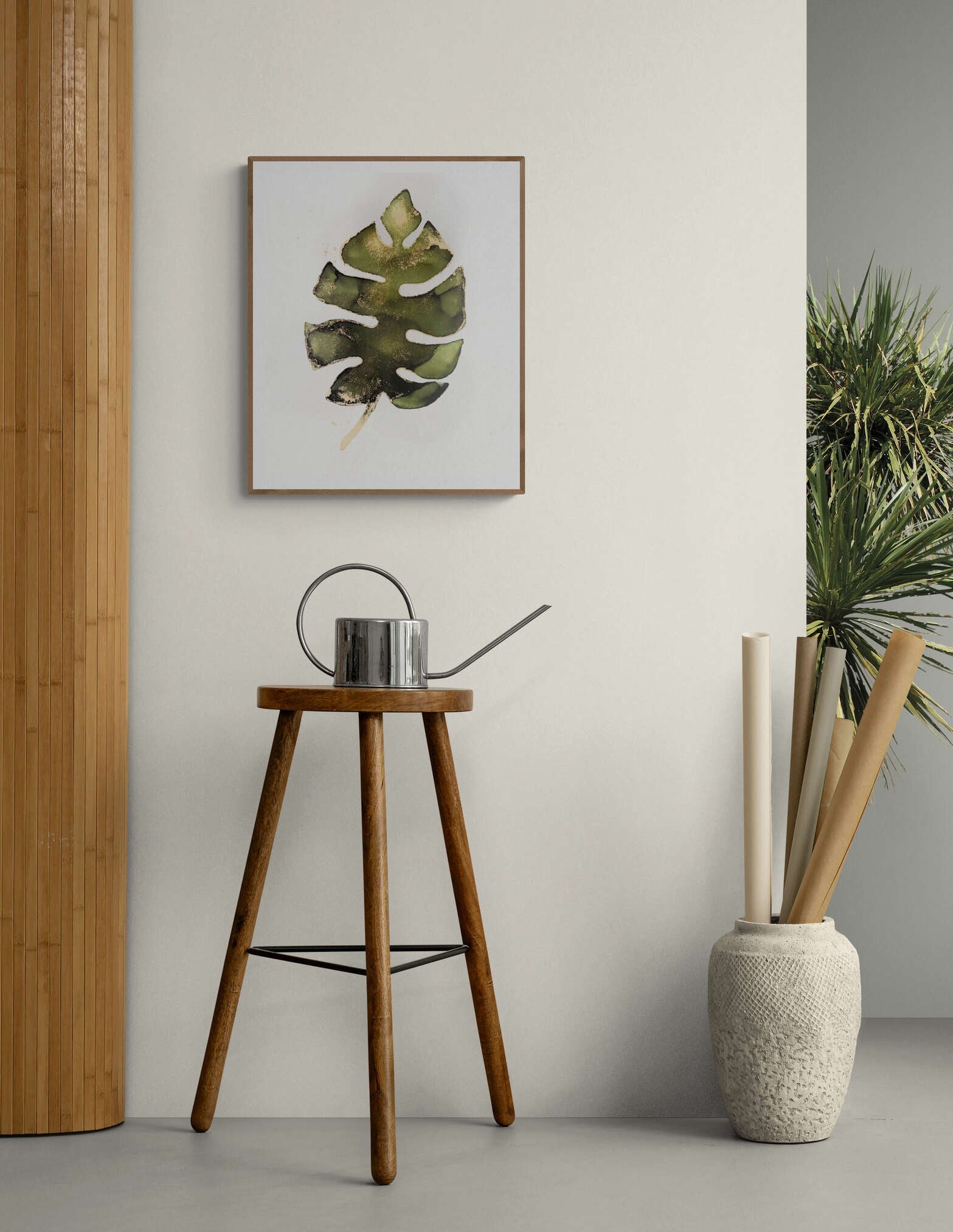 Bilde av Happy By Hilde - The Leaf laget av Happy By Hilde, popart kunst fra Galleri2b