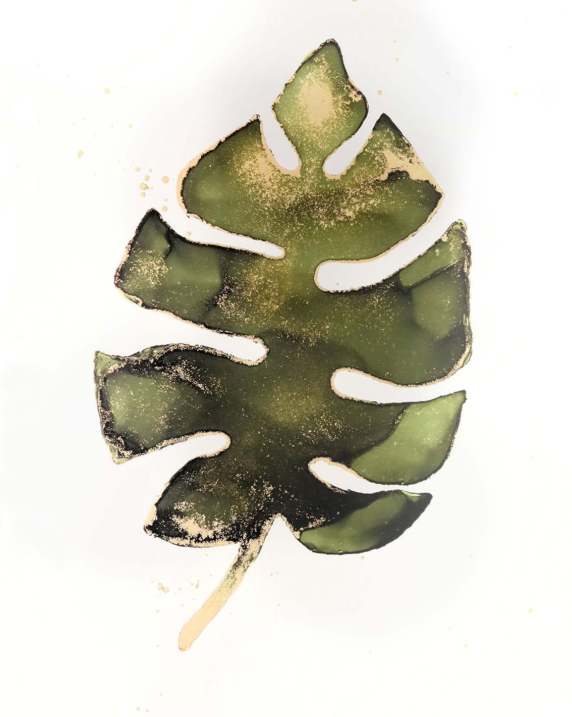 Bilde av Happy By Hilde - The Leaf laget av Happy By Hilde, popart kunst fra Galleri2b