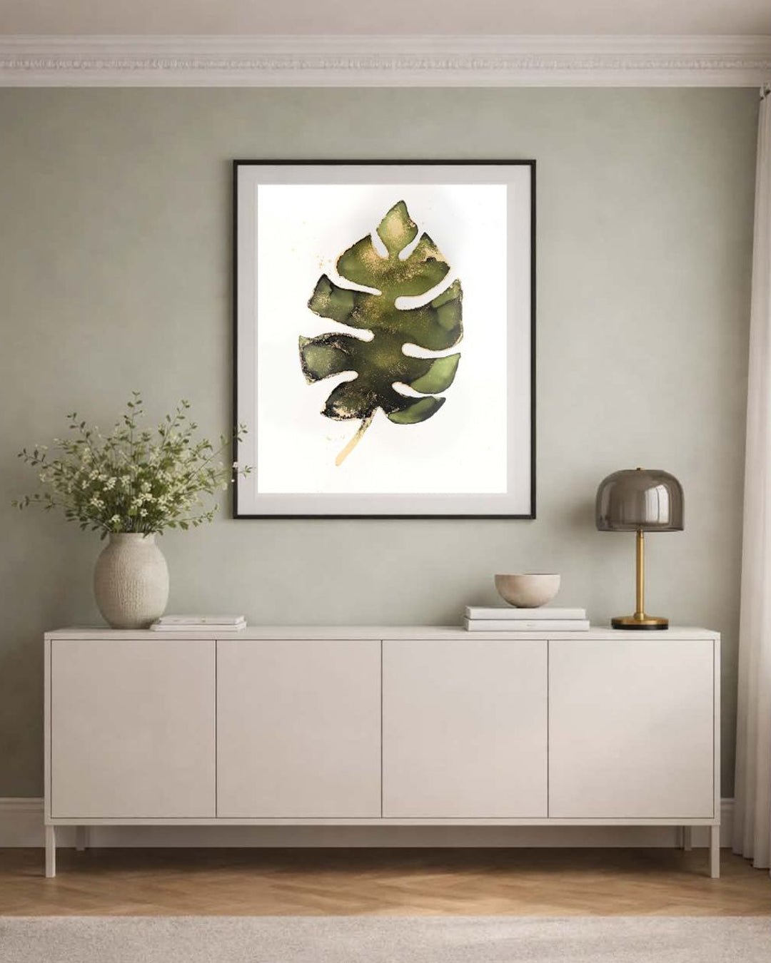 Bilde av Happy By Hilde - The Leaf laget av Happy By Hilde, popart kunst fra Galleri2b