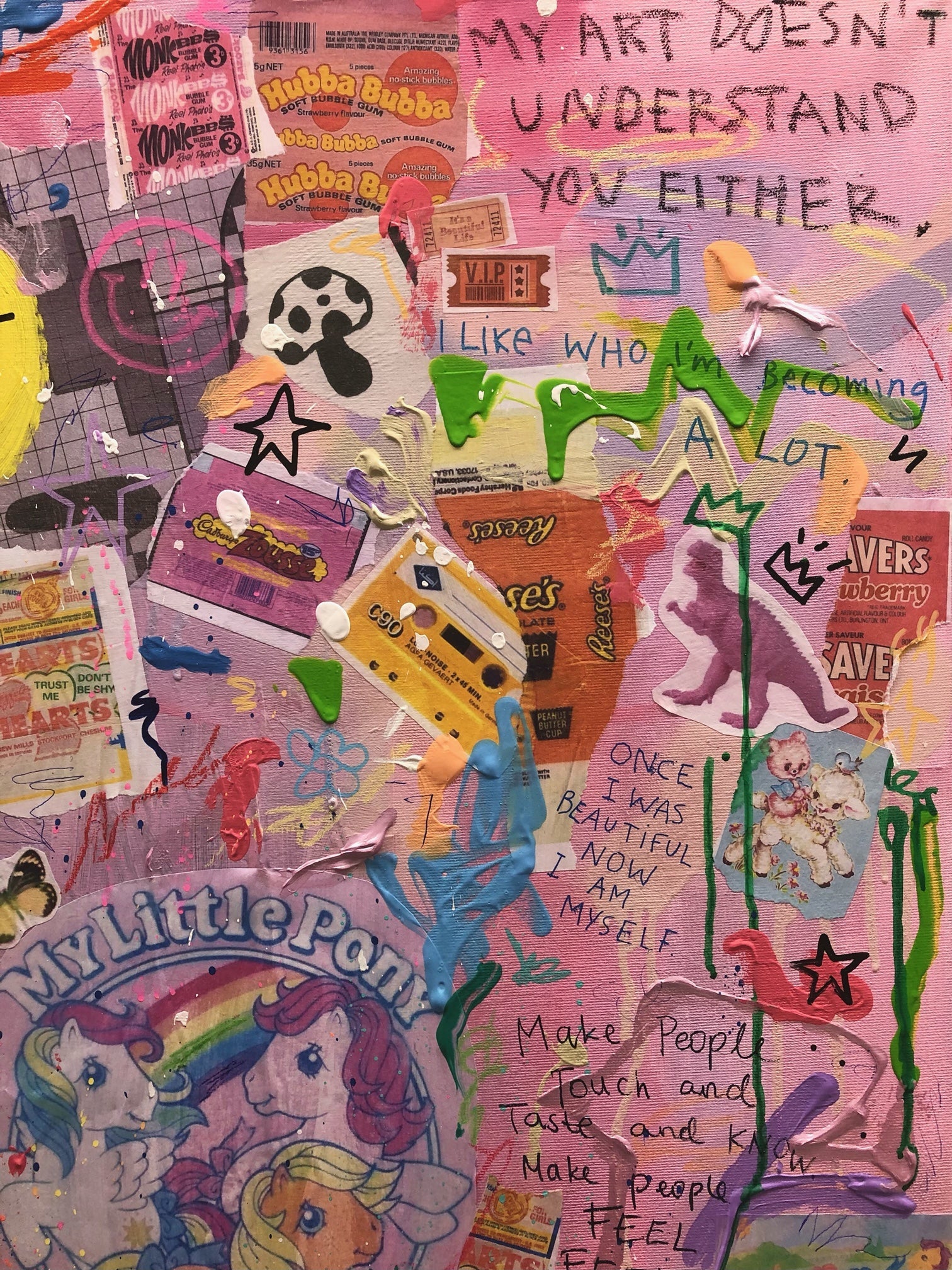 Bilde av JfPainting "Barbie" Originalen laget av Julia Flak, popart kunst fra Galleri2b