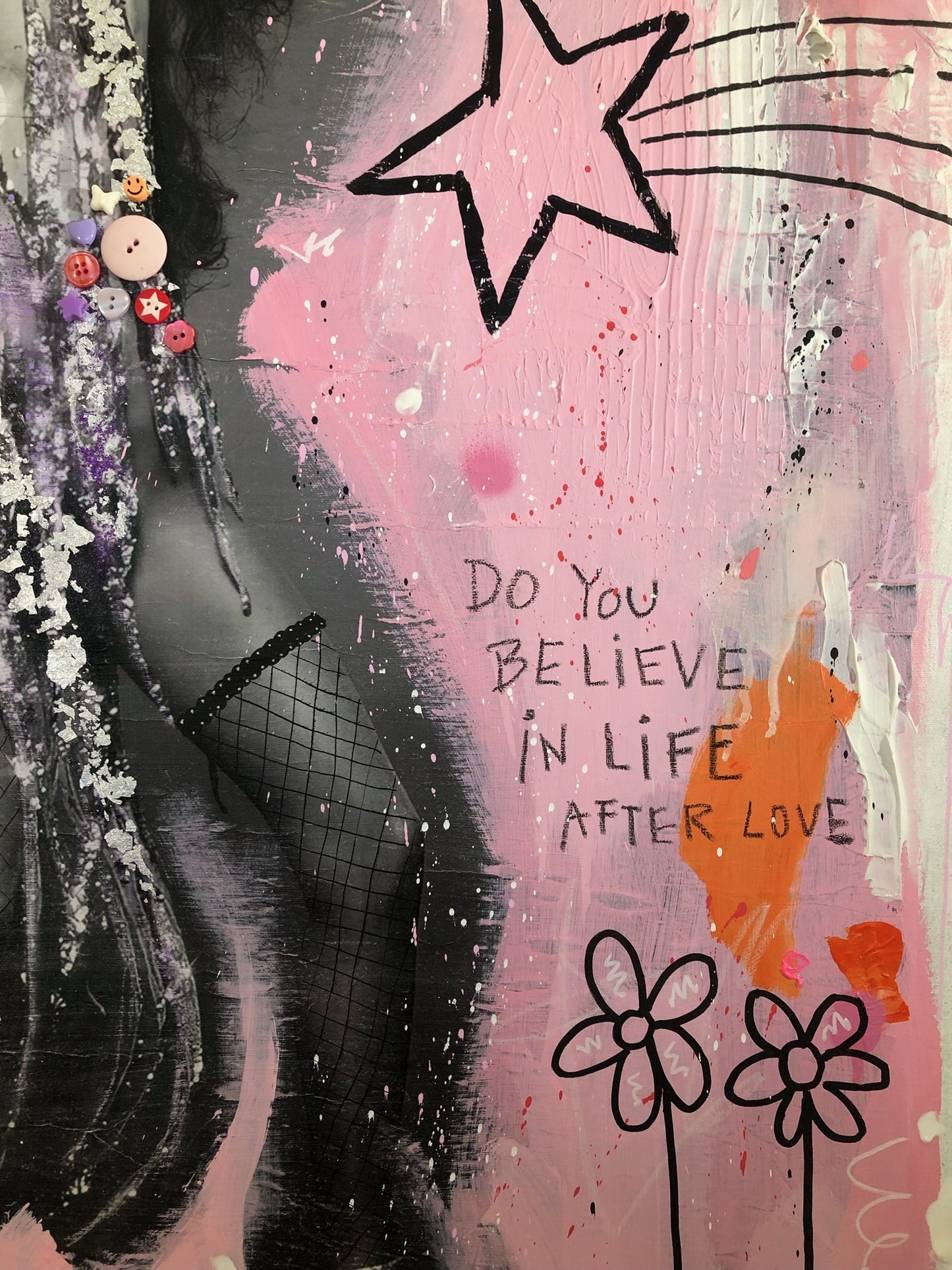 Bilde av JfPainting "Cher" Originalen laget av Julia Flak, popart kunst fra Galleri2b