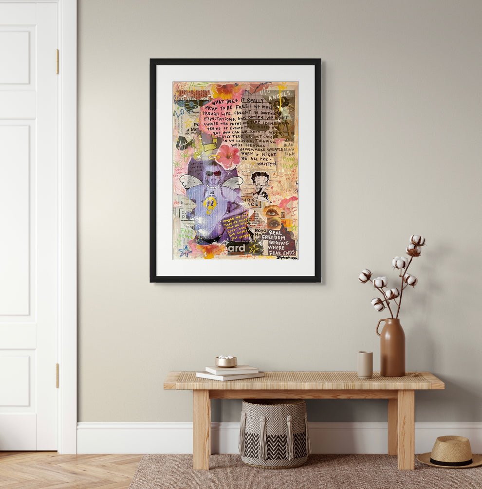 Bilde av Fake News – Original kunstverk av JFpaintings | Galleri2B laget av Julia Flak, popart kunst fra Galleri2b