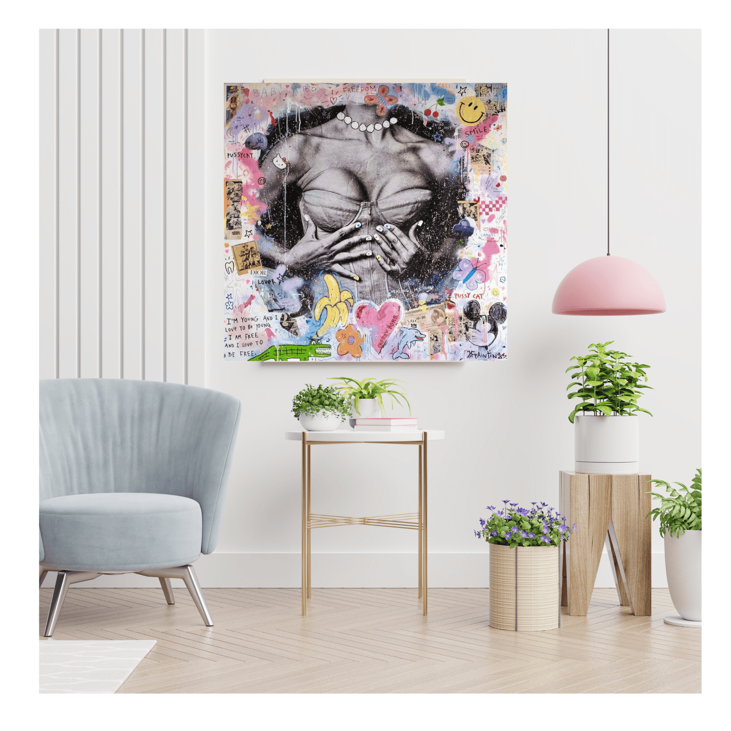 Bilde av JfPainting "Healing" Trykk laget av Julia Flak, popart kunst fra Galleri2b