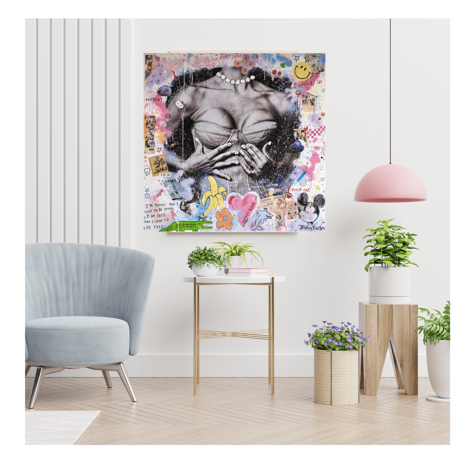 Bilde av JfPainting "Healing" Trykk laget av Julia Flak, popart kunst fra Galleri2b