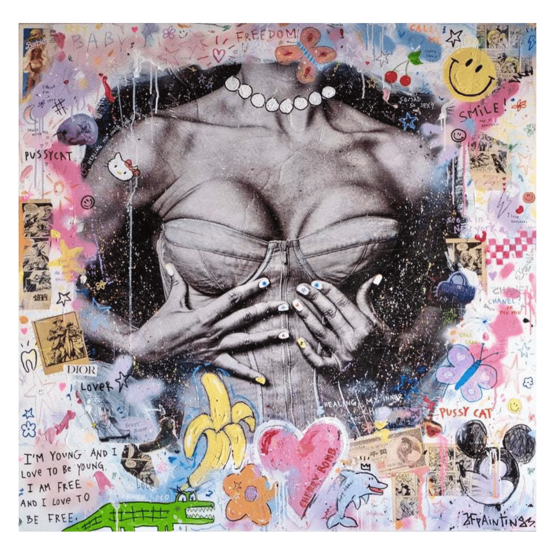 Bilde av JfPainting "Healing" Trykk laget av Julia Flak, popart kunst fra Galleri2b