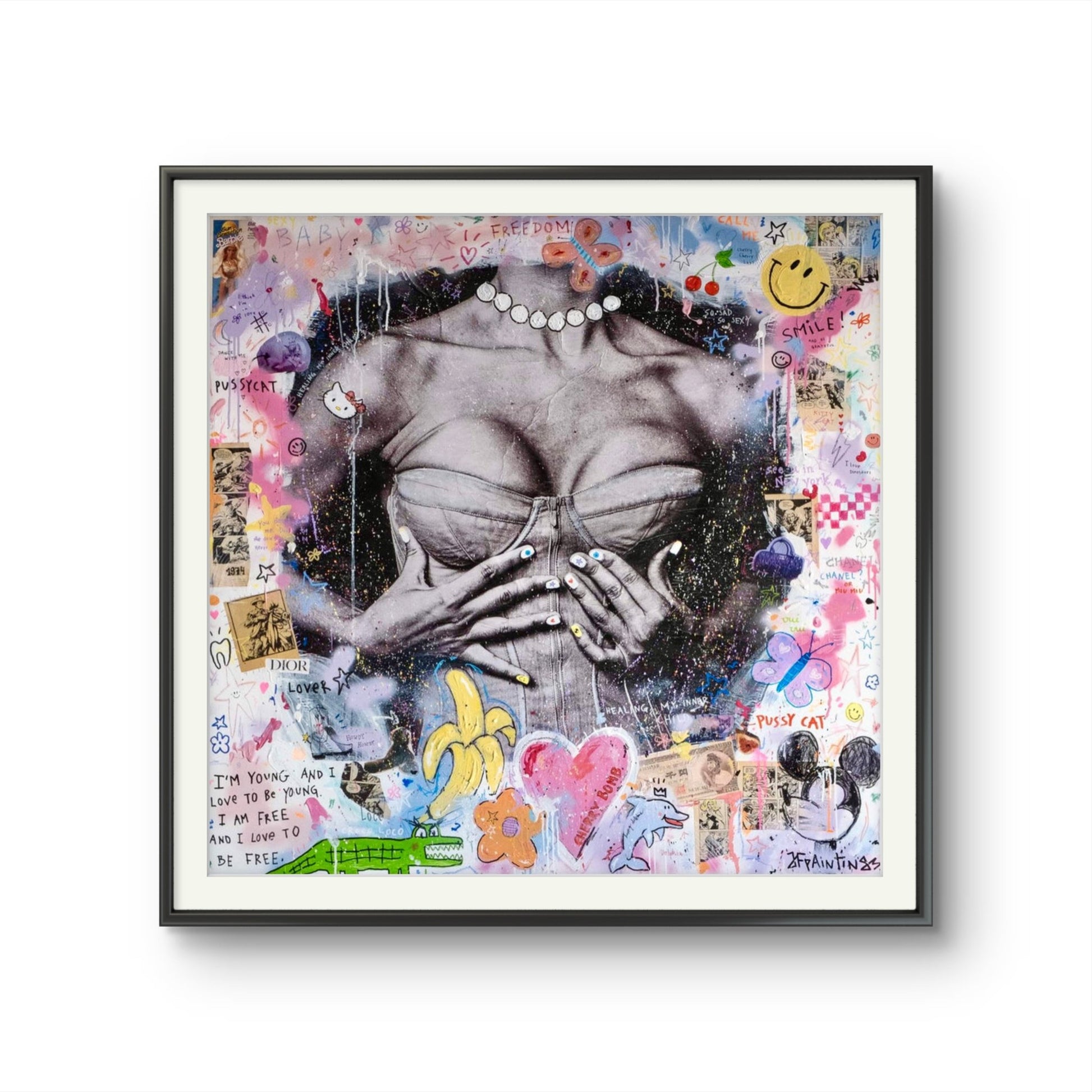 Bilde av JfPainting "Healing" Trykk laget av Julia Flak, popart kunst fra Galleri2b