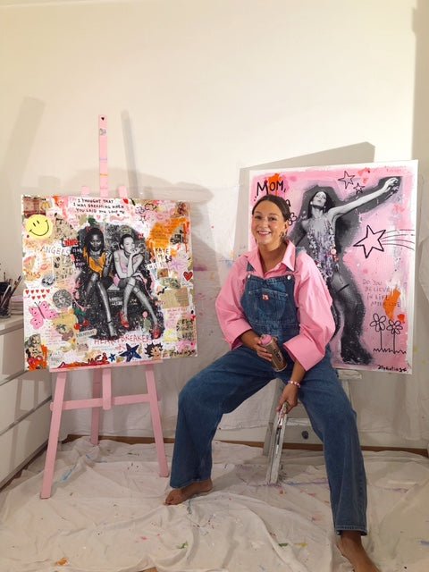 Bilde av JfPainting "Heartbreaker" Originalen laget av Julia Flak, popart kunst fra Galleri2b