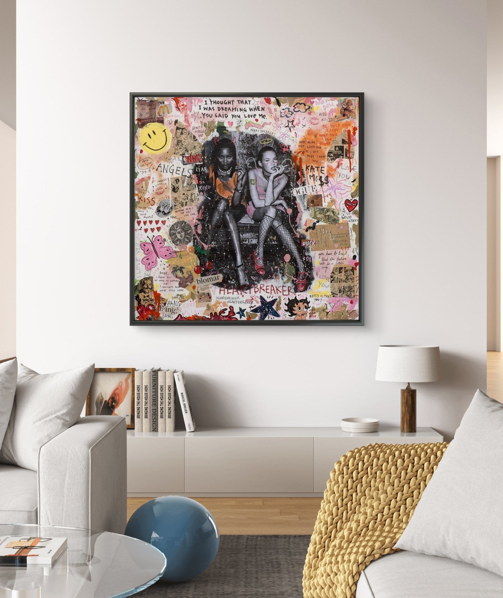 Bilde av JfPainting "Heartbreaker" Trykk laget av Julia Flak, popart kunst fra Galleri2b